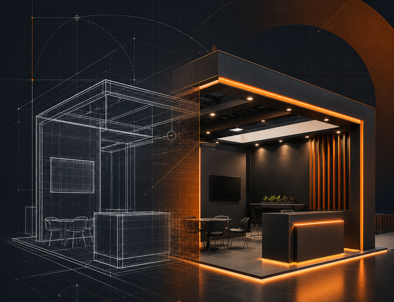 Progettazione e realizzazione di uno stand fieristico
